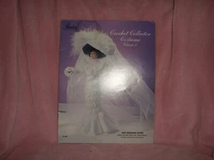 1993 Paradise Publications Crochet Collector Costume 1905 Wedding Gown Leaflet - Bild 1 von 2