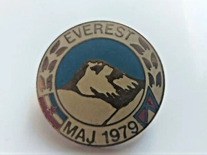 Insignia de colección expedición de Yugoslavia al Monte Everest 1979, bandera de Yugoslavia y Nepal - Imagen 1 de 3