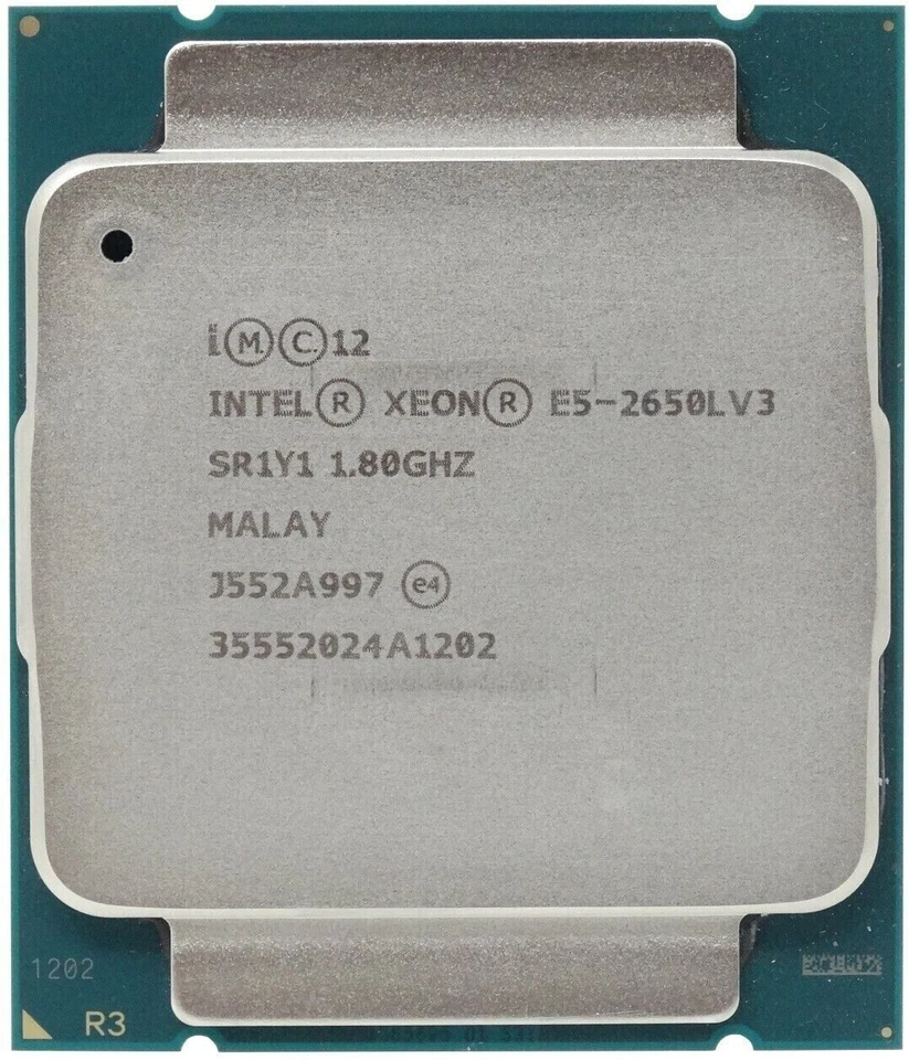 SR1Y1 INTEL XEON PROCESSOR E5-2650LV3 1.80GHZ 30M 12 CORES 65W M1 - Image 1 of 1