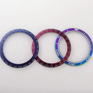For Automatic 38mm Sloping Alloy Bezel Insert Ring For 40mm Case Men Watch Parts - Picture 1 of 10