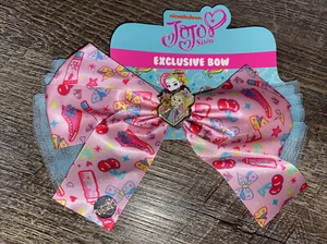 JoJo Siwa subscription Box Hair bow shoe Bowbow Yorkie dog cherry Pink Blue - Picture 1 of 3