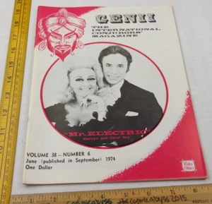 Mr. Electric Marvyn & Carol Roy Genii International Conjurors mag Magicians 1974 - Picture 1 of 5