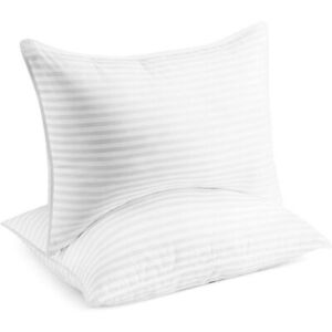 Luxury Hotel Collection Bed Pillows for Sleeping - Queen Size, Set of 2 - Soft
