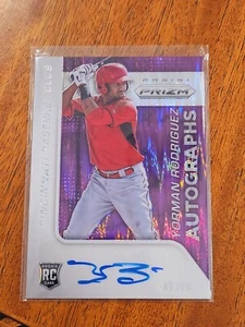 2015 Panini Prizm - Auto Purple Flash Prizm #48 Yorman Rodriguez /99 Auto Rc SSP - Picture 1 of 3