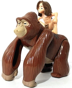 Disney - McDonalds Happy Meal Toy - Wind up Kala & Tarzan - 3.5" Vintage 1999 - Picture 1 of 6