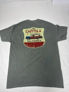 Camiseta Capitola California Costa del Pacífico Surf Coche Gráfico Camiseta Gildan M  - Imagen 1 de 6