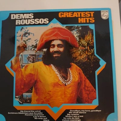 DEMIS ROUSSOS 1971-73 GREATEST 1977 GR PRESS LP OOP NM LEANDROS FOREVER AND EVER - Image 1 of 3