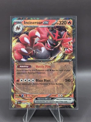 Incineroar ex 034/162 SV05: Temporal Forces Holo - Image 1 of 3