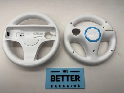 Lote de 2 volantes de carreras Nintendo Wii Mario Kart ¡OEM! Foto 1 de 4