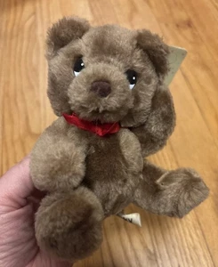 Peluche peluche Russ Luv Pets sughero orsacchiotto con etichette NUOVO - Foto 1 di 4