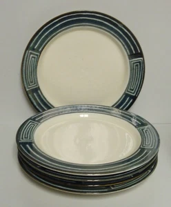 Mikasa FIRESONG HP300 POTTER"S CRAFT Salad Plates SETS OF FIVE More Items Here - Picture 1 of 3