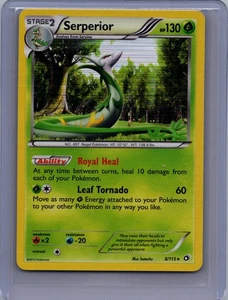Pokémon Serperior 8/113 Holo Raro Tesoros Legendarios - Imagen 1 de 2
