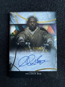 2024 Topps Star Wars Masterwork #A-AB Ahmed Best as Kelleran Beq Auto CANVAS /25 - Picture 1 of 7