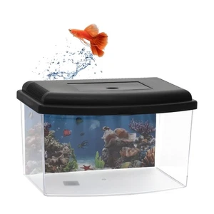 Mini Aquarium Terrarium Faunarium Zucht Becken Fisch Triops Garnelen Kunststoff - Bild 1 von 5