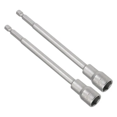 2 Pcs 1/4" Quick-Change Hex Shank 13mm Magnetic Nut Driver, 150mm Long, Metric - Image 1 of 4
