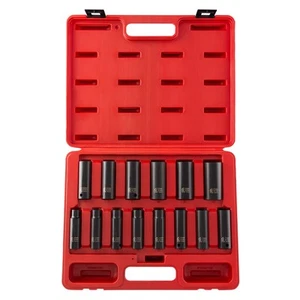 2653 1/2-Inch Drive Deep Metric 6 Point Impact Socket Set, 14-Piece - Picture 1 of 6