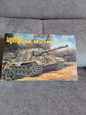Jagdtiger Sd kfz 186 German Tank Maqueta Dragon escala 1:35 Nuevo Completo - Imagen 1 de 4