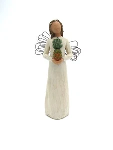 Willow Tree Welcoming Angel Wings Pineapple 8" Demdaco Lordi 2002 Vintage Y2K Geschenk - Bild 1 von 16