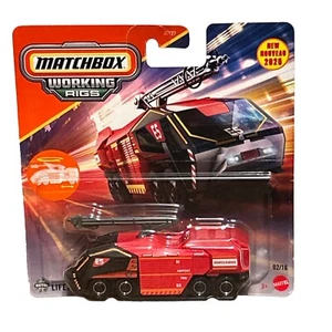 Nuovo 2024 MBX Funzionante Impianti Fiamma Blaster Aeroporto Camion dei Pompieri Matchbox 2/16 - Foto 1 di 2
