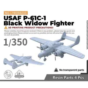 Yao's Studio LYR100233 1/100 Military Model Kit USAF P-61C-1 Black Widow Fighter - Picture 1 of 4