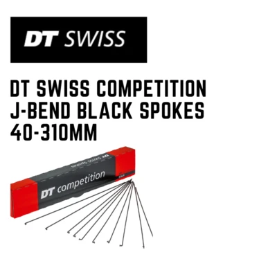 DT Swiss 14/15G J-bend черный конкуренции двойной сопло спицы - все длины - Изображение 1 из 2