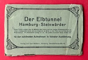 Leporello Album mit 10 x AK Der Elbtunnel HAMBURG Steinwärder ( 148291 - Bild 1 von 5