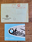 Motorrad Prospekt BMW R25/2, R51/3, R67/2, R68 mit Original Umschlag von 1952