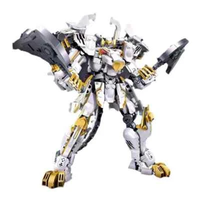 Sluban White Tiger Mecha Building Blocks Classic Mecha Figure Model Bricks - Image 1 of 4