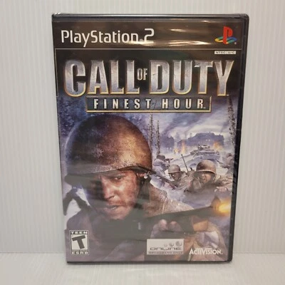 Call Of Duty: Finest Hour (Sony PlayStation 2 PS2, 2004, Black Label) NEW Sealed - Image 1 of 3