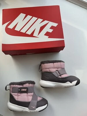 Nike Bota Novato (Esmalte Rosa Td) Niños Pequeños Talla 9C Foto 1 de 4