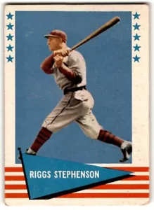 1961 Fleer Baseball Greats Riggs Stephenson #140 Chicago Cubs - Picture 1 of 2