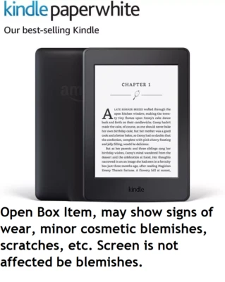 Amazon Kindle Paperwhite 7th Generation E-Book Reader 6" WiFi 300ppi 4Gb Black - Image 1 of 4