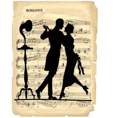 Tanzen Paar Metall Stencil Cutting Dies Scrapbooking Stanzschablone Album Karte - Bild 1 von 2