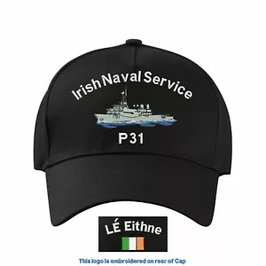 Irish Naval Service Patrol Vessel LÉ Eithne Black Baseball Cap "One Size" - Bild 1 von 1