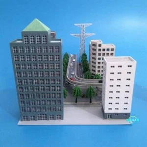 1/300 Diorama Outland Building Model City High-Rise House Scene Building Model - Picture 1 of 49