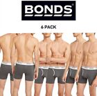 Bonds Mens Guyfront Mid Trunk Moisture Wicking to Keep Cool and Dry 6 Pack MY7WA