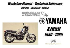 Yamaha XJ650 XJ 650 FOURS Manuale Officina Servizio Riparazione USB 1980 - 1985 - Foto 1 di 11