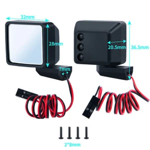 RC Parts Rearview Mirror For RC 1:6 Axial SCX6 AXI05000 Crawler Car Upgrade Tool - Picture 1 of 7