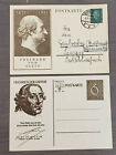 WW2 WWII German Postal card Postcard lot x 2 Deutsche Reich Der Grosse Von Stein