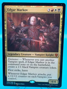 Edgar Markov Commander 2017 Foil MTG Magic the Gathering C17 036/309 M - Picture 1 of 2