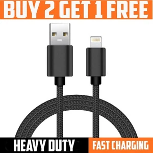 For iPhone USB Fast Charger Cable Plug Lead 1M 2M 3M 16 16e 15 14 13 12 Pro Max - Picture 1 of 8