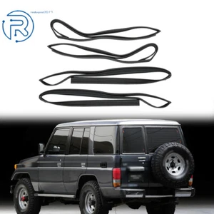 For 1991-1997 Toyota Land Cruiser Front Rear Rh&Lh Door Glass Run Black Rubber - Picture 1 of 10