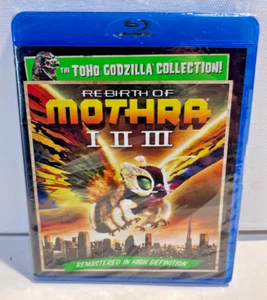 Rebirth of Mothra I, II, & III Triple Feature - Blu-Ray Disc - Sealed! - Imagen 1 de 2