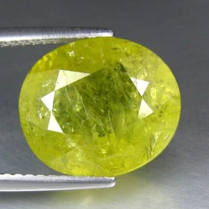 6.41 CT 12X10MM OVAL, WONDERFUL FIRE SPARKLING UNHEATED GROSSULAR MALI GARNET - Picture 1 of 3