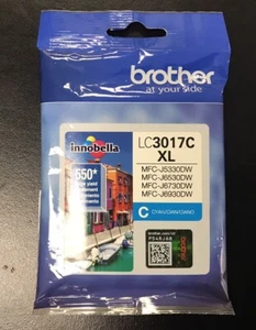 Brother LC3017C XL High Yield Cyan Ink Cartridge New - Picture 1 of 2