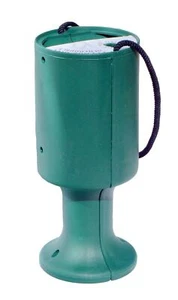 Caja redonda de colección de dinero de caridad - verde botella - Imagen 1 de 1