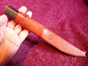 Tapio Wirkkala puukko knife w leather sheath Hackman Finland Finnish. - Picture 1 of 12