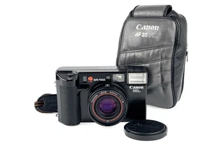 Canon AF35ML Film Camera 35mm Compact Epic 40mm f/1.9 Lens + Mint + Extras - Picture 1 of 12