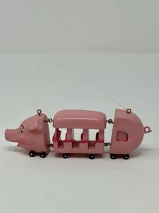 Priscilla The Pink Pig Christmas Ornament 50th Anniversary Rich's Macy's - Picture 1 of 6