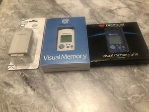 Oficial Sega Dreamcast - Unidad de Memoria Visual Azul Transparente (blanco VMU/paquete de vibración - Imagen 1 de 2